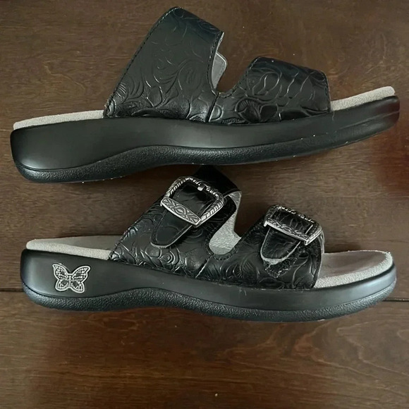 Alegria Jade cowboy black sandals size 35 (5) - Picture 5 of 7